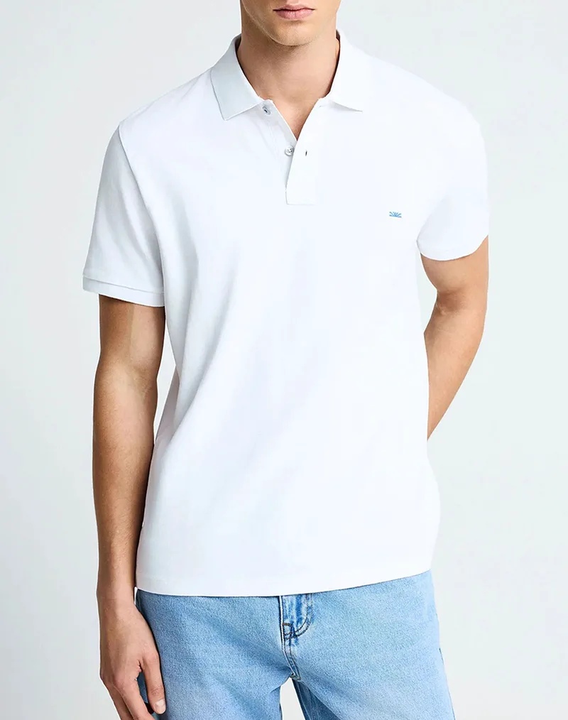 FUNKY BUDDHA Polo Shirts FBM013-001-11-WHITE White