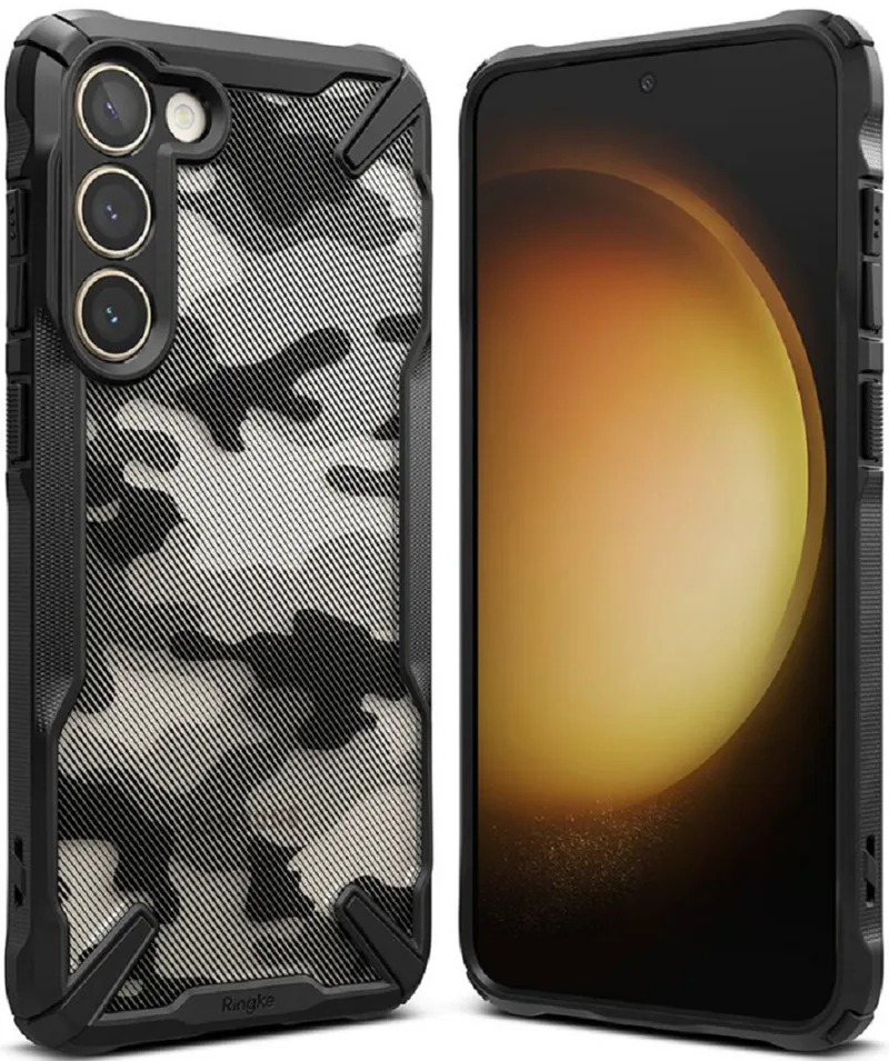 Ringke Fusion X Θήκη - Samsung Galaxy S23 - Camo Black (8809919300209)