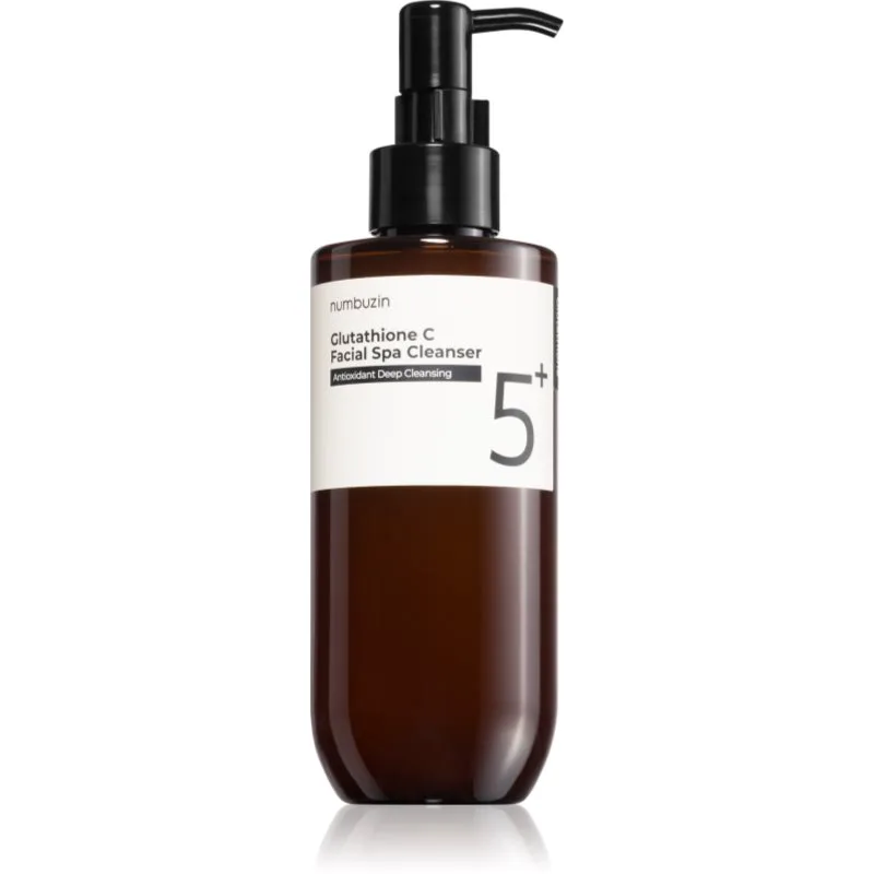Numbuzin No. 5 Glutathione C Facial Spa Cleanser καθαριστικό λάδι και ντεμακιγιάζ για λαμπρή επιδερμίδα 200 ml
