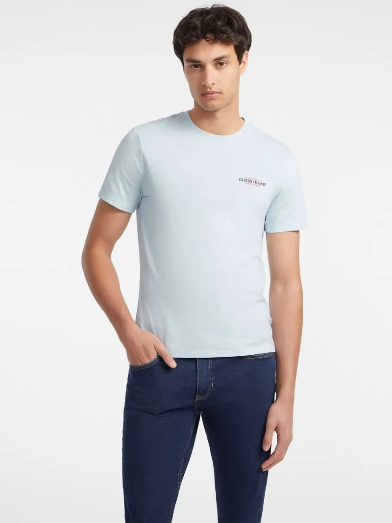 Guess Jeans Ανδρικό T-Shirt M4YI55K8HM0-G707 Σιέλ