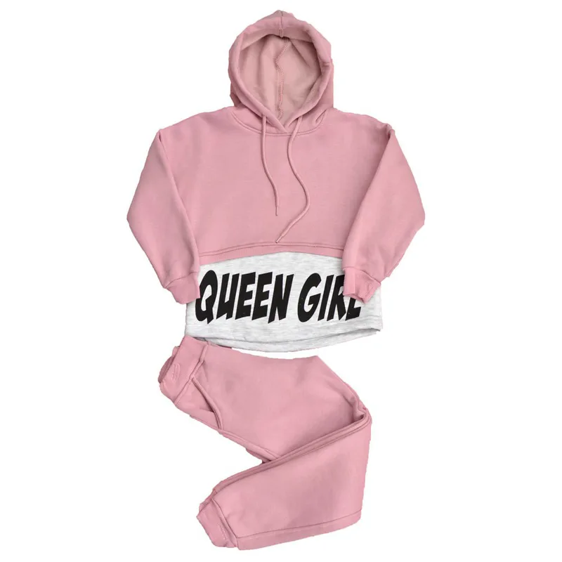 Παιδικό σετ με σχέδιο QUEEN GIRL Ροζ 17063