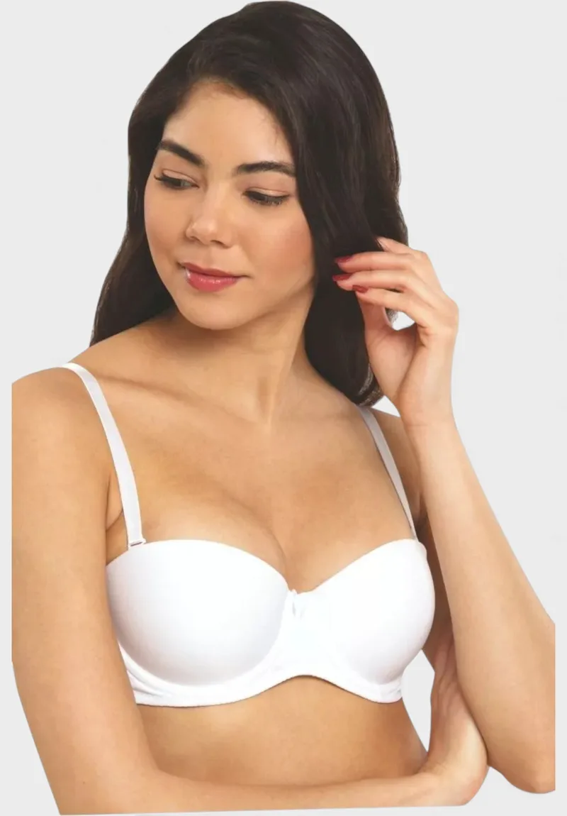 Σουτιέν Strapless Push-Up Norddiva Λευκό NRD5051-1-Λευκό