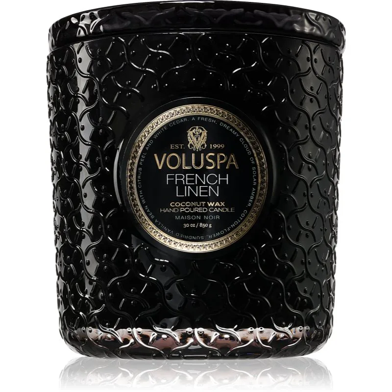 VOLUSPA Maison Noir French Linen αρωματικό κερί 850 γρ