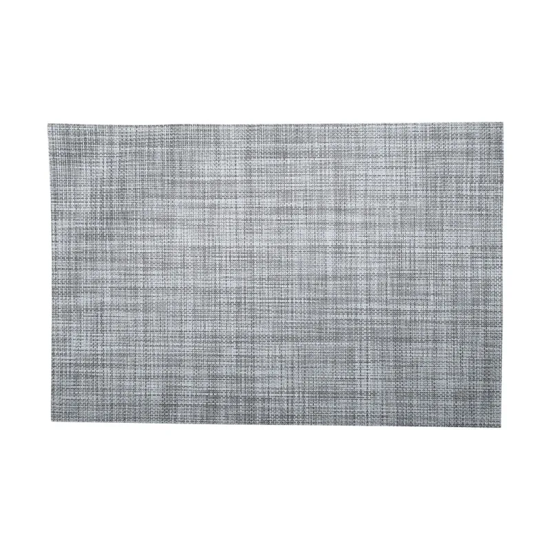 Σουπλά PVC-Polyester Γκρι Mesh 45x30εκ. Estia 07-32456 (Σετ 2 Τεμάχια) (Ύφασμα: Polyester, Υλικό: PVC, Χρώμα: Γκρι) - estia - 07-32456