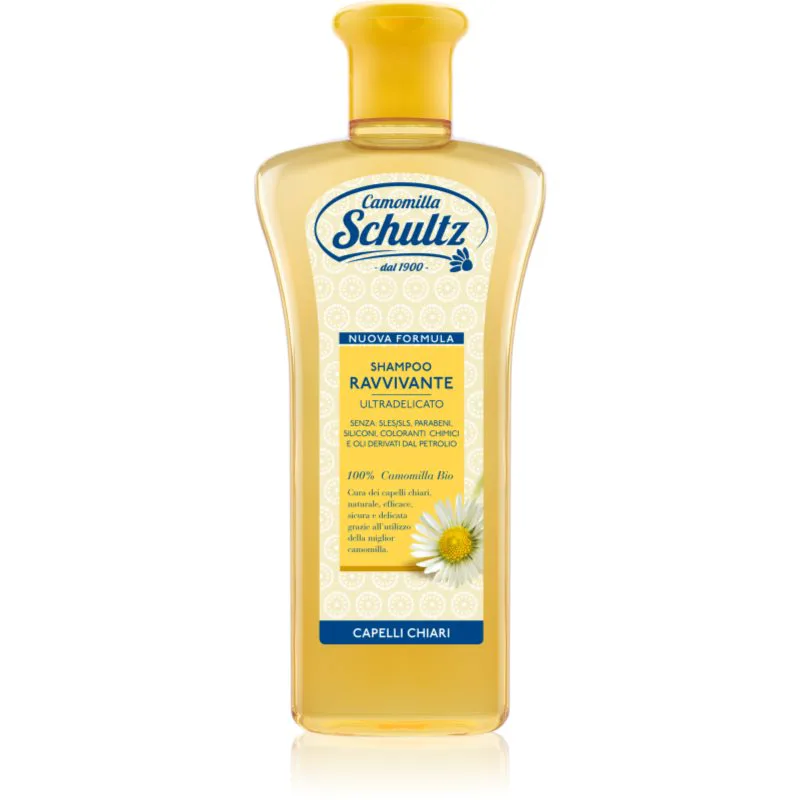 Camomilla Schultz Chamomile σαμπουάν για ξανοιγμένα και ξανθά μαλλιά 250 ml