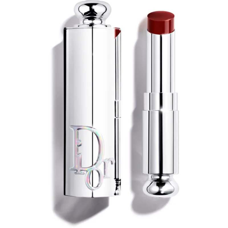 DIOR Dior Addict Glass Lipstick ενυδατικό κραγιόν για λaμπερή λάμψη απόχρωση 906 Talk My Dior 2.7 γρ