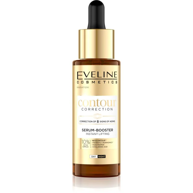 Eveline Cosmetics Contour Correction ανυψωτικός ορός ενάντια στις ρυτίδες 30 ml
