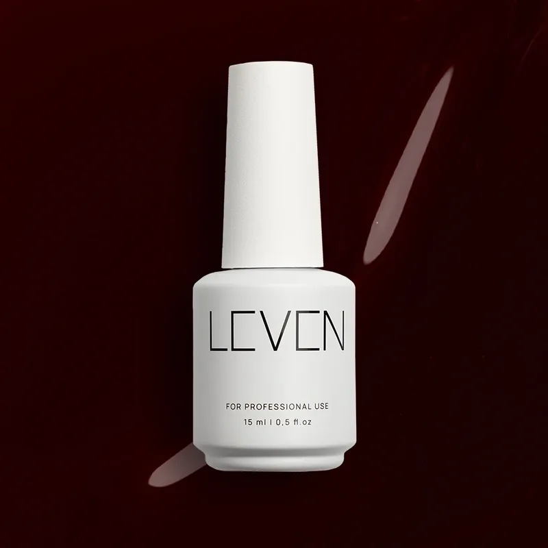 Leven | Ημιμόνιμο βερνίκι 15ml no. 031 Maroon