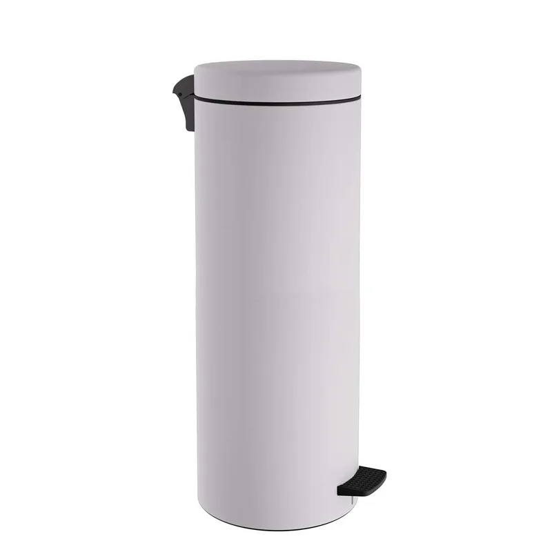 Κάδος Απορριμμάτων (Φ20x53) Pam & Co 16lt 2053 White Matte