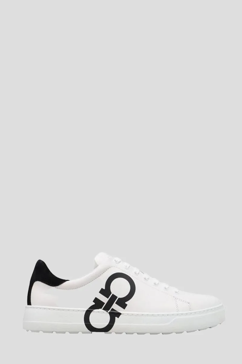 SALVATORE FERRAGAMO Ανδρικό Λευκό Weekend Classic White Sneaker