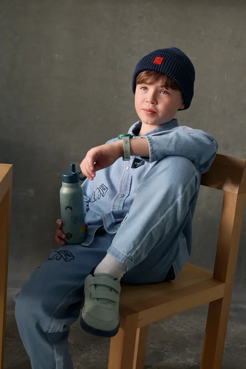 Liewood πουκάμισο παιδικό ντένιμ Greg Light Denim Shirt