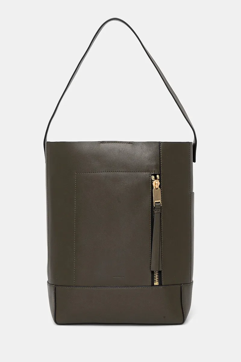 Δερμάτινη τσάντα AllSaints ALBA HOBO