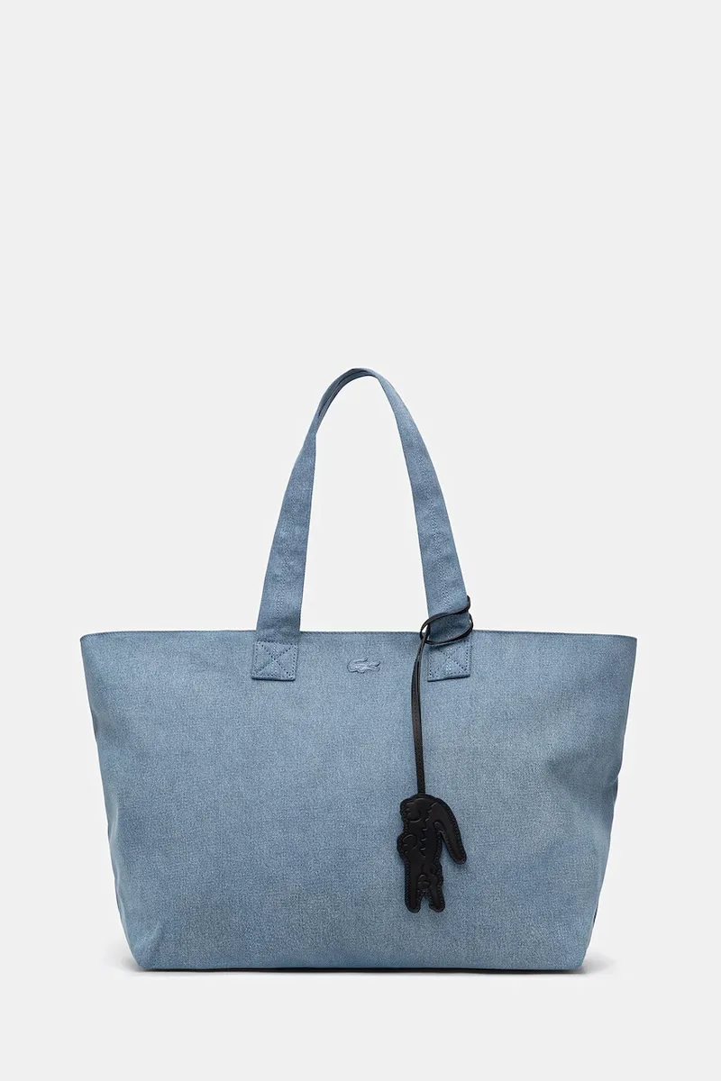 Lacoste τσάντα tote γυναικεία ντένιμ