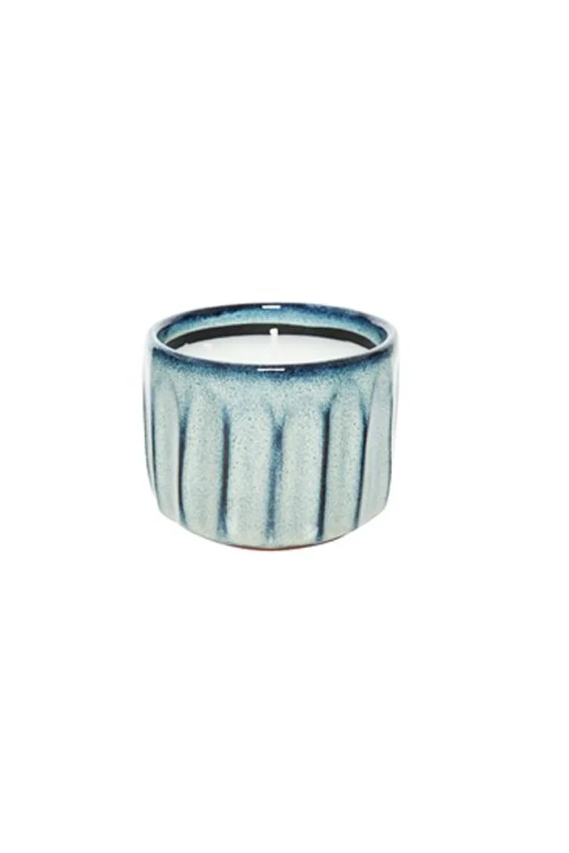 Κερί Citronella Σε Κασπώ 10.4x10.4x8cm Μονόχρωμο Kaeming