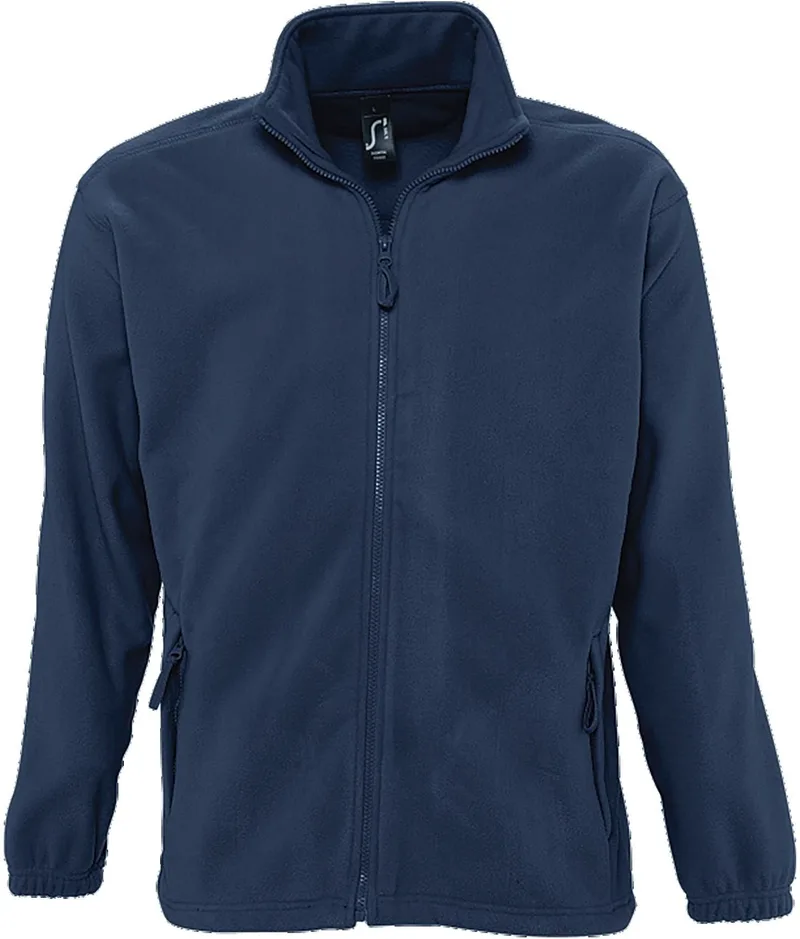 Ανδρική ζακέτα fleece North SOLS 55000 Navy