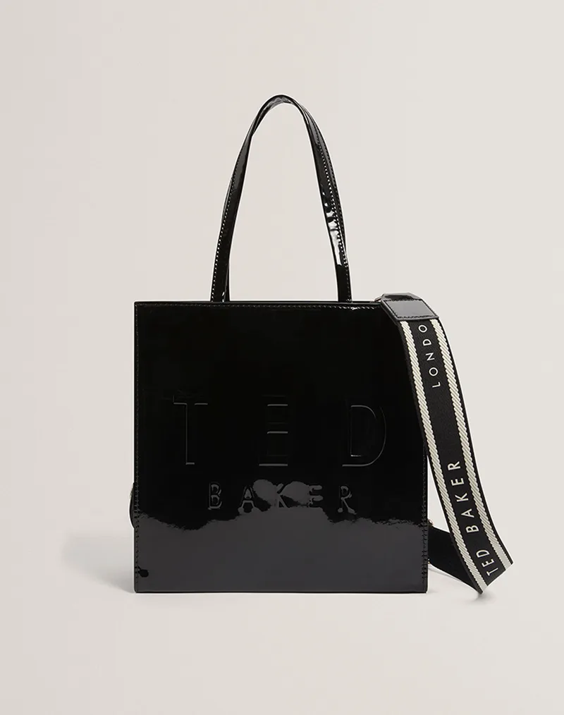 TED BAKER ICONICA Webbing Small Icon Bag 283616-BLACK Black