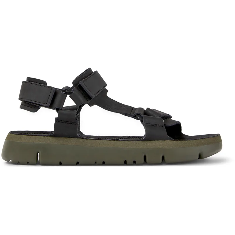 CAMPER Oruga - Πέδιλα Για Ανδρικα - Μαύρο, Μέγεθος 41, Smooth leather
