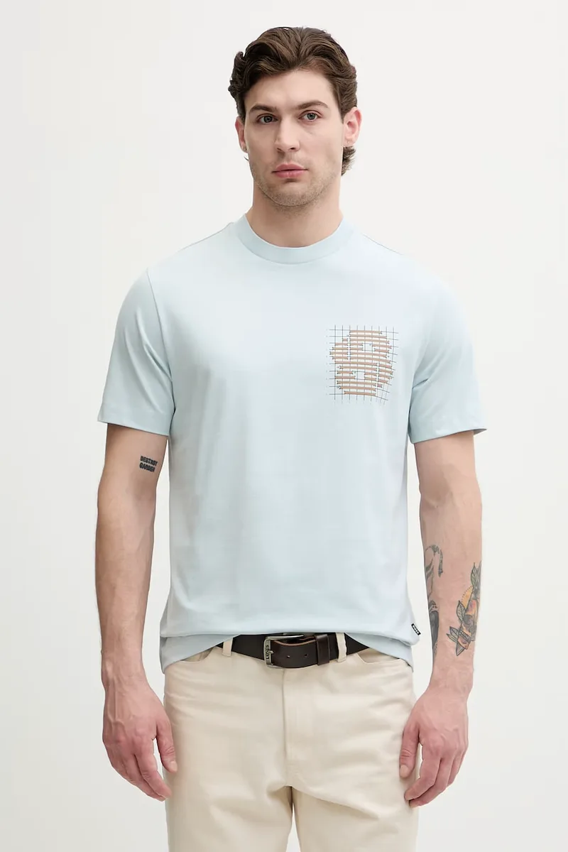 BOSS t-shirt ανδρικό βαμβακερό C-Tigerman