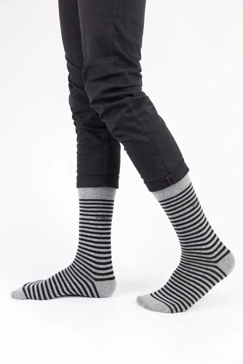 Ανδρικές casual κάλτσες PABLO Βαμβακερές Trendy 16203 Μαύρο