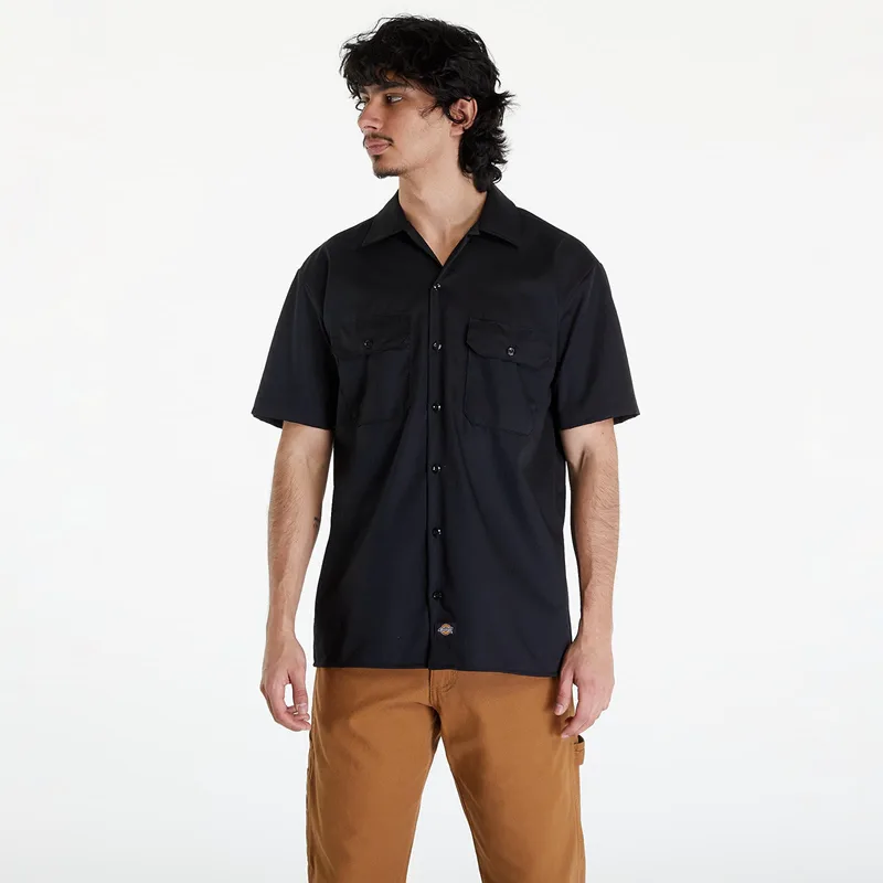 Πουκάμισο Dickies Short Sleeve Work Shirt Black M