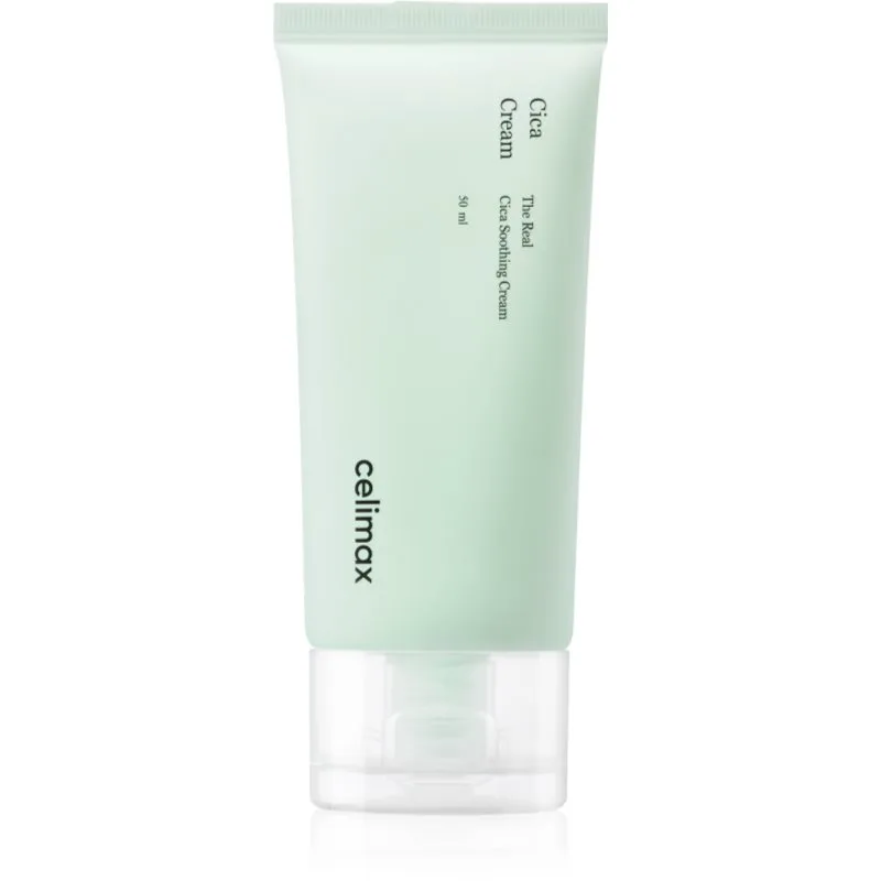 celimax The Real Cica Soothing Cream ελαφριά καταπραϋντική κρέμα με υφή τζέλ 50 ml
