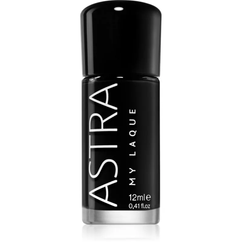 Astra Make-up My Laque 5 Free βερνίκι νυχιών μακράς διαρκείας απόχρωση 45 Super Black 12 ml