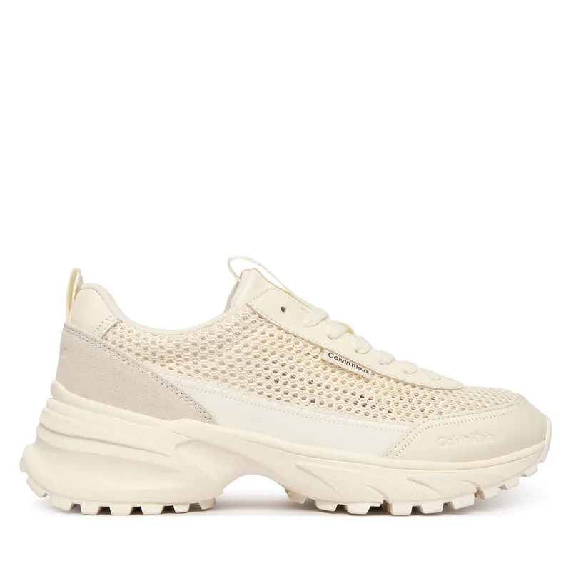 Αθλητικά Calvin Klein Hike Runner Lup Lin Mesh HW0HW03000 Λευκό