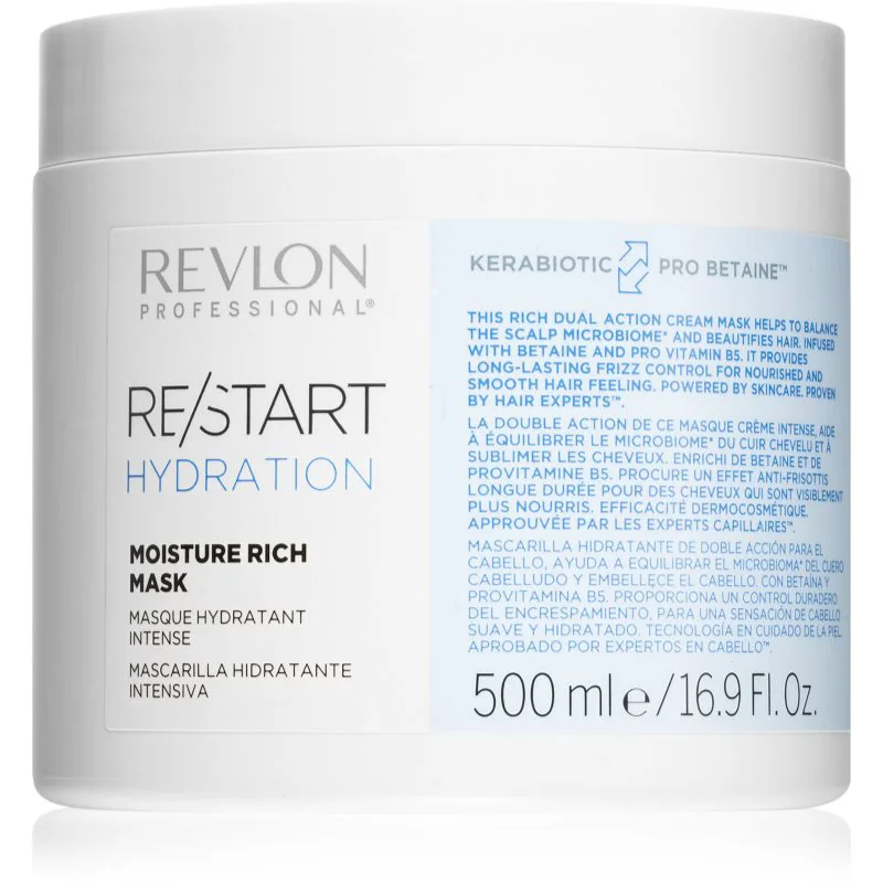 Revlon Professional Re/Start Hydration ενυδατική μάσκα για ξηρά και κανονικά μαλλιά 500 ml