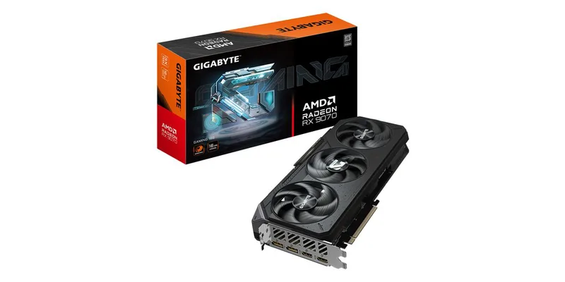 Gigabyte Radeon RX9070 Gaming 16GB GDDR6 2xHDMI 2xDP