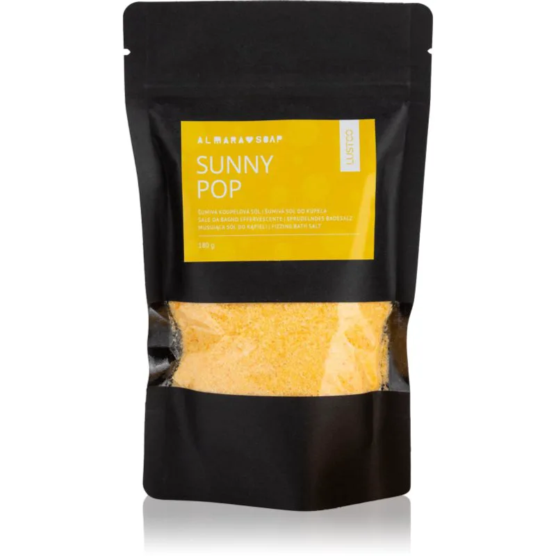 Almara Soap Bath Salt Sunny Pop χρωματιστό αλάτι για το μπάνιο 180 γρ