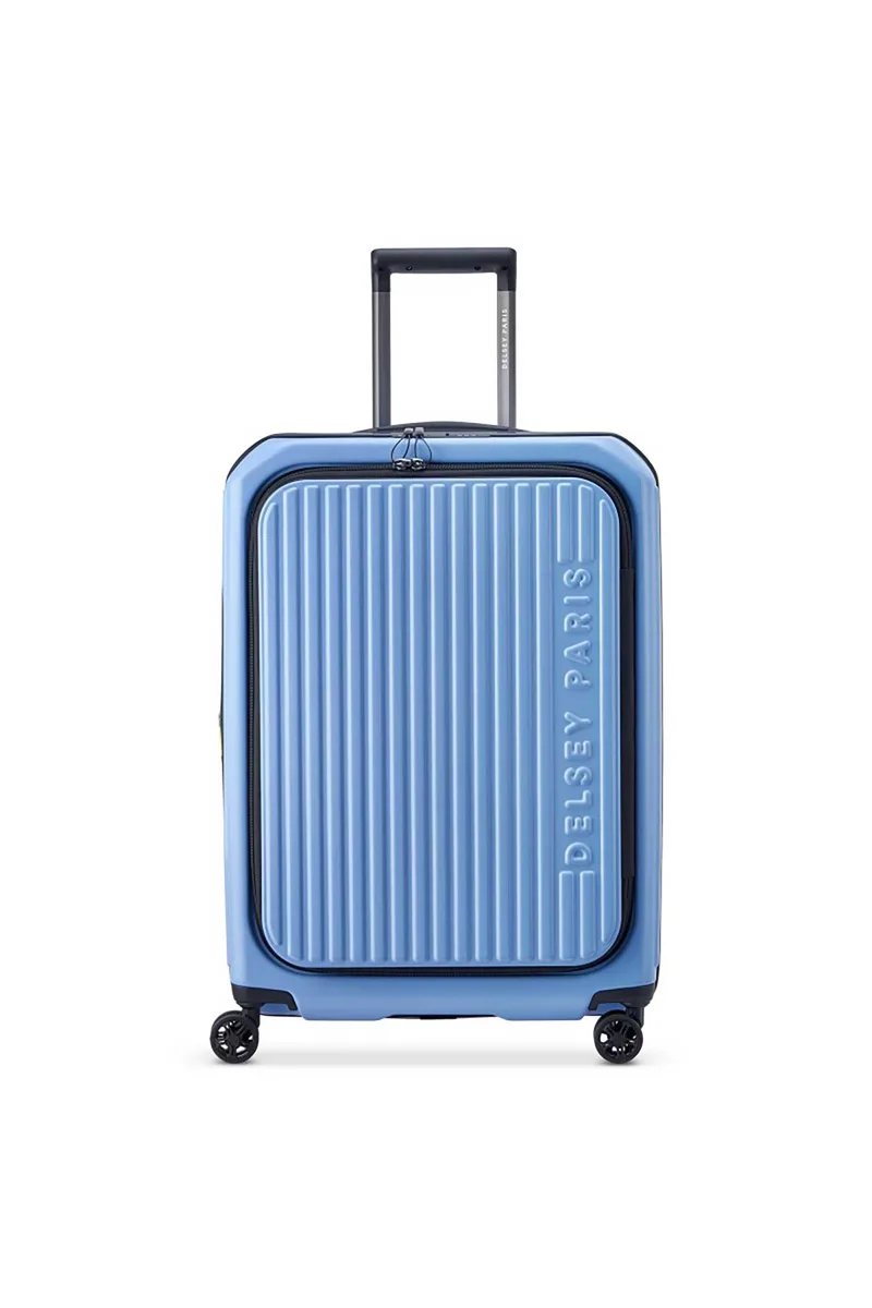 Delsey unisex βαλίτσα καμπίνας 66 x 46 x 28.5 cm "Securitime Zip Lavender Blue" - 217381432