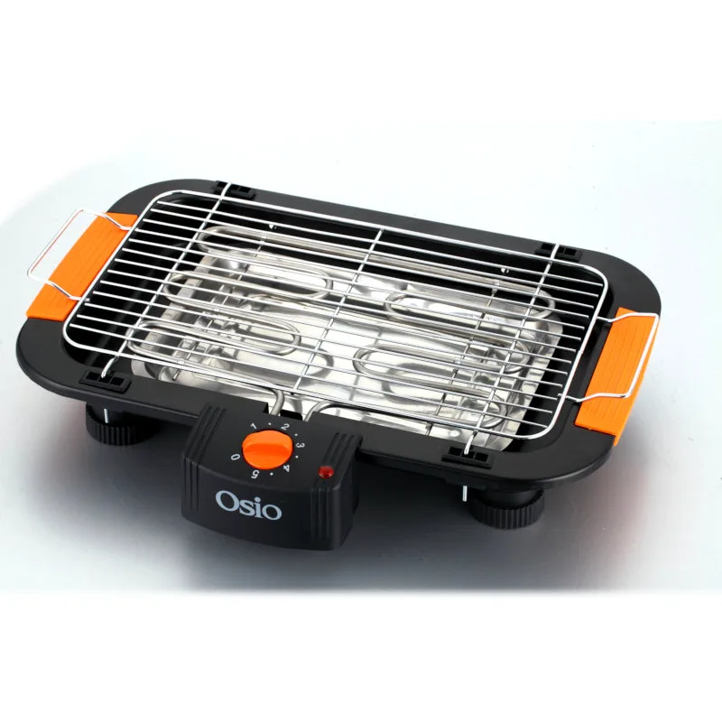 Ψησταριά Ηλεκτρική Με Θερμοστάτη 2000W OSIO OGB-2437