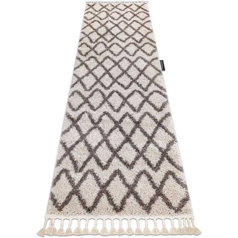 Χαλιά Rugsx Χαλί, Δρομέας BERBER BENI κρέμα - 70x300 cm