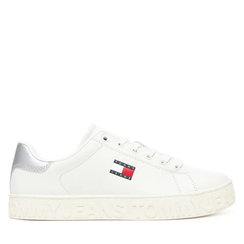 Αθλητικά Tommy Jeans Tjw Logo Outsole Sneaker Ess EN0EN02703 Εκρού