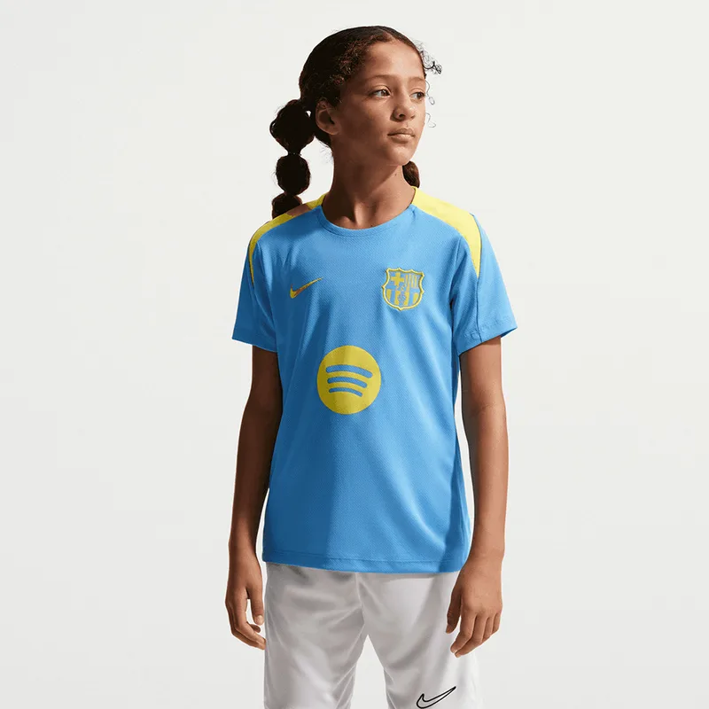 Nike Dri-FIT Barcelona FC Stride Παιδική Ποδοσφαιρική Φανέλα (9000253014_90110)