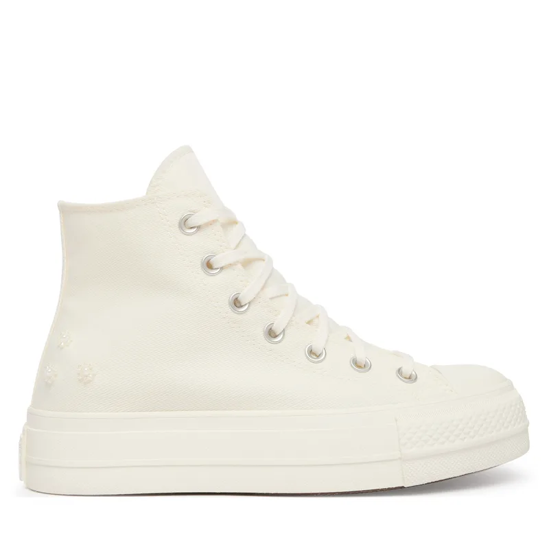 Sneakers Converse Chuck Taylor All Star Lift Platform Beads A16107C Εκρού