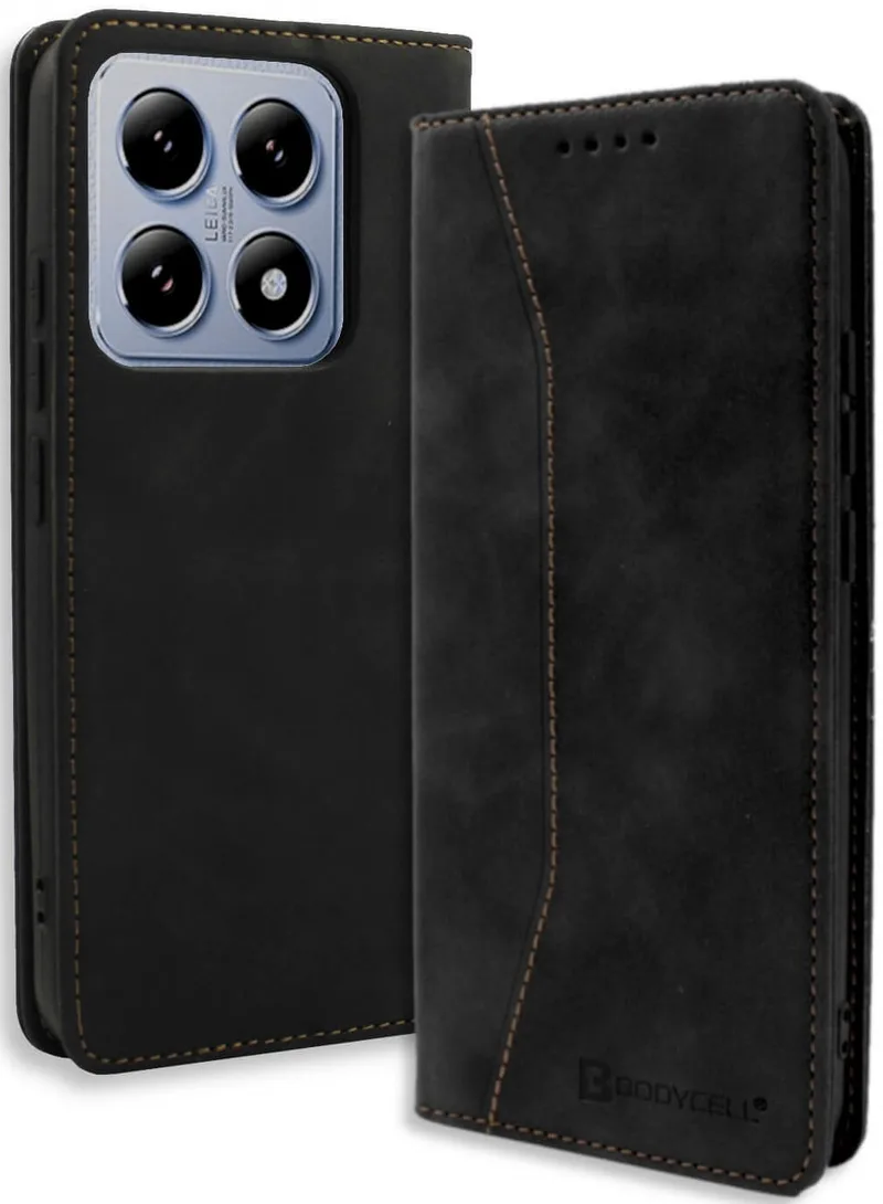 Θήκη Xiaomi 14T Pro Bodycell Book Case Πορτοφόλι - Black (5206015079917)