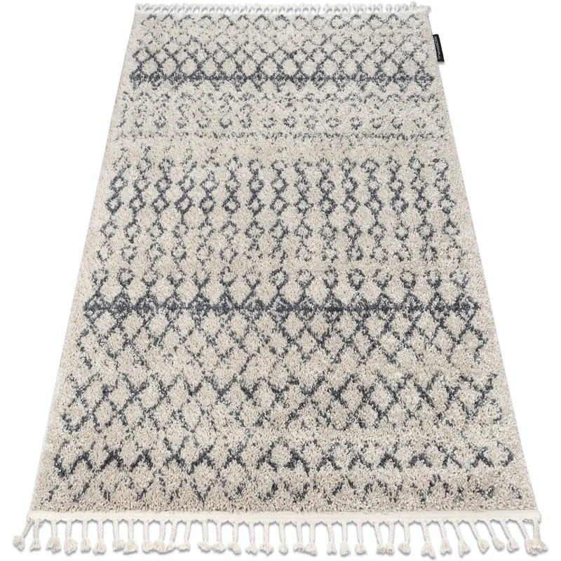 Χαλιά Rugsx Χαλί BERBER AGADIR G0522 κρέμα / γκρι 140x190 cm