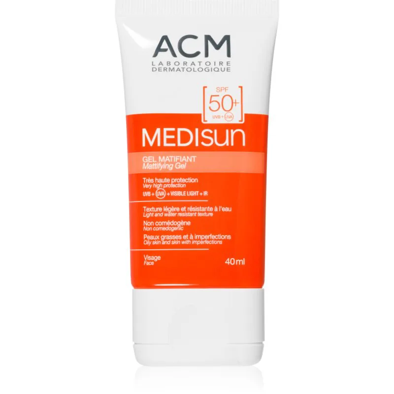 ACM Medisun προστατευτική ματ κρέμα προσώπου SPF 50+ 40 ml