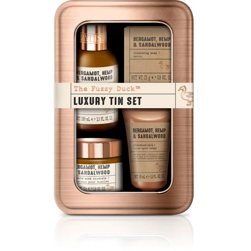 Baylis & Harding The Fuzzy Duck Bergamot, Hemp & Sandalwood χριστουγεννιάτικο σετ δώρου για άντρες