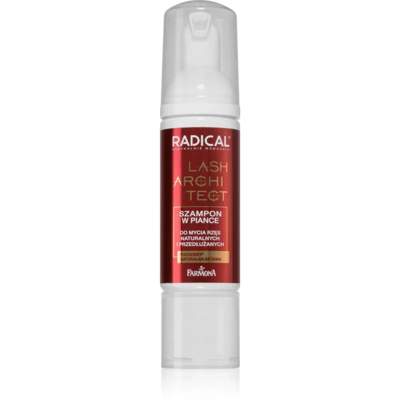 Farmona Radical Lash Architect αφρώδες σαμπουάν για βλεφαρίδες και φρύδια 50 ml