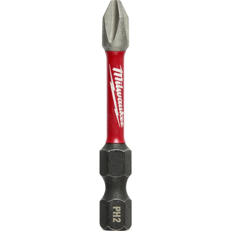 Μύτες Σταυρός 2x50mm MILWAUKEE SHOCKWAVE IMPACT DUTY Σετ 10Τμχ
