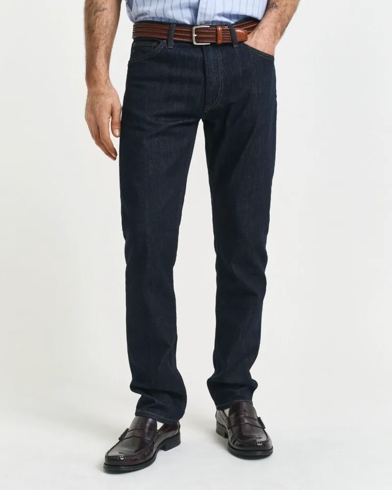 Gant Ανδρικό Regular Fit Jeans 1000261-34 Μπλέ