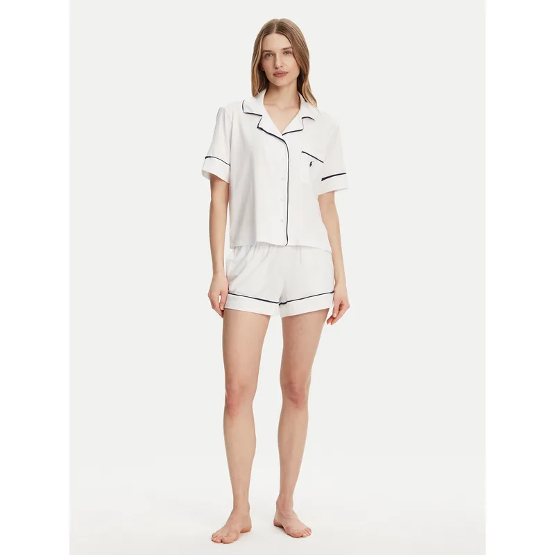Polo Ralph Lauren Πιτζάμα 4P0231 Λευκό Regular Fit