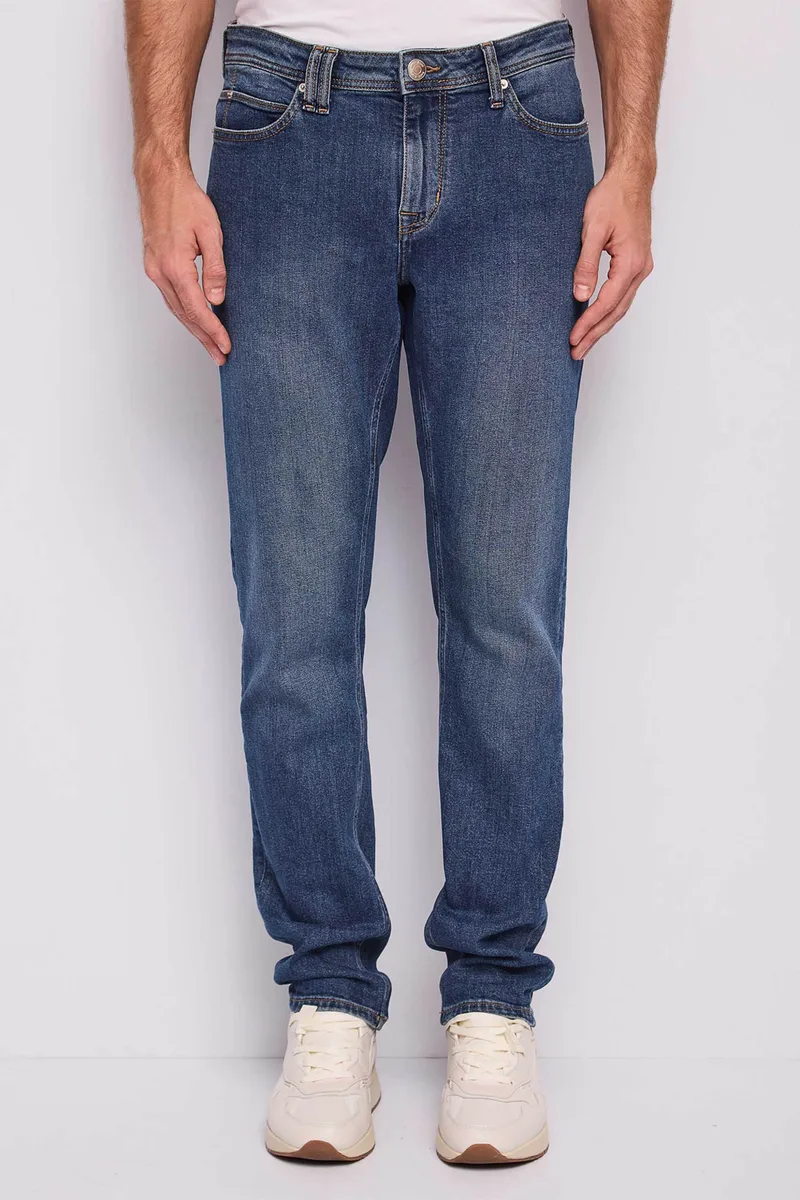 Gaudi ανδρικό τζιν παντελόνι πεντάτσεπο Slim Fit - 611GU26031 Denim Blue
