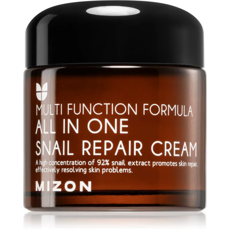 Mizon Multi Function Formula Snail αναγεννητική κρέμα με φιλτράρισμα έκκρισης σαλιγκαριού 92% 75 ml