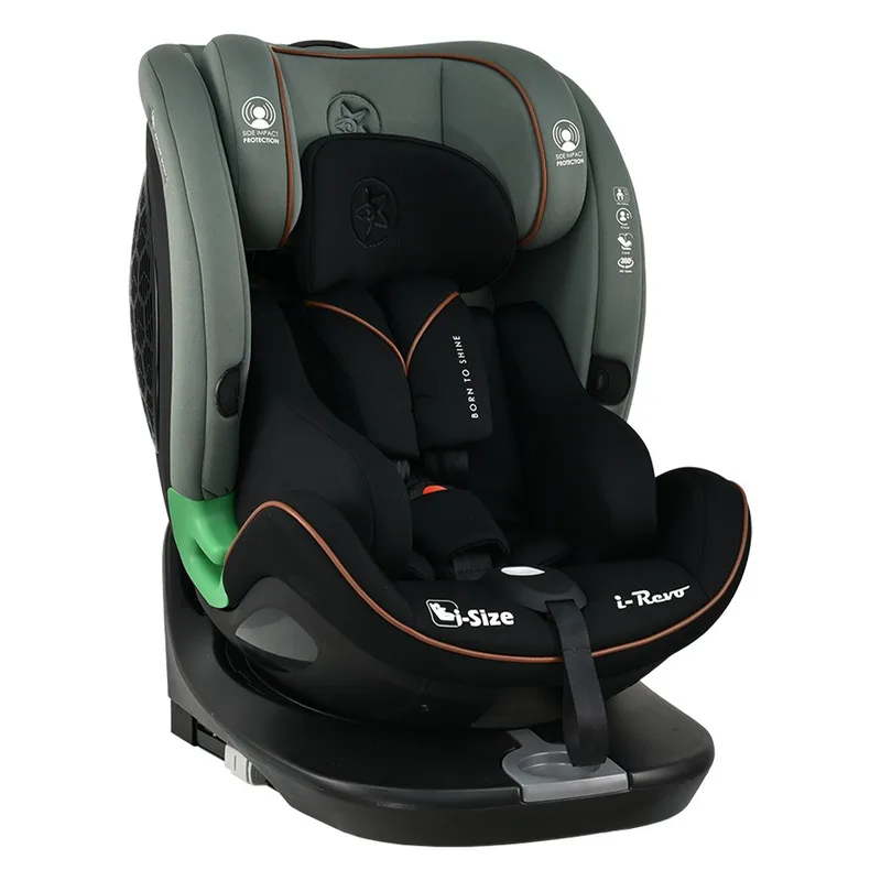 Κάθισμα Αυτοκινήτου Bebe Stars i-Revo i-Size 360° Olive 906-176