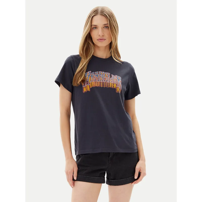 Wrangler T-Shirt Graphic 112362783 Μαύρο Regular Fit