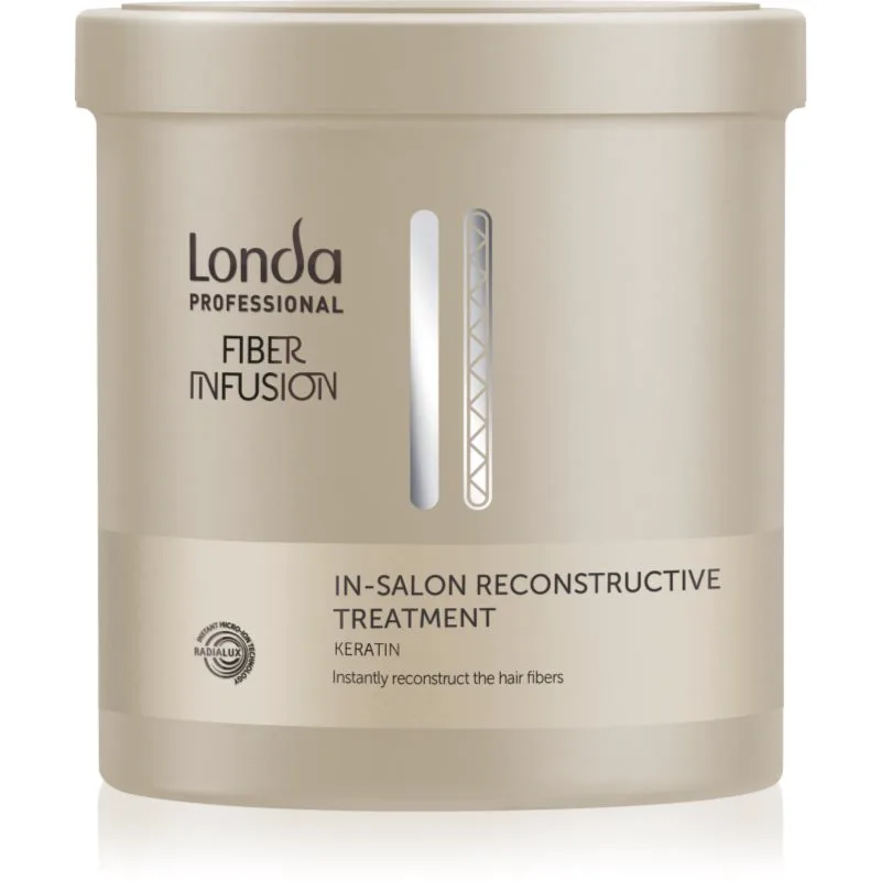 Londa Professional Fiber Infusion In-Salon Reconstructive Treatment Αναπληρωτική μάσκα για κατεστραμμένα μαλλιά με κερατίνη 750 ml