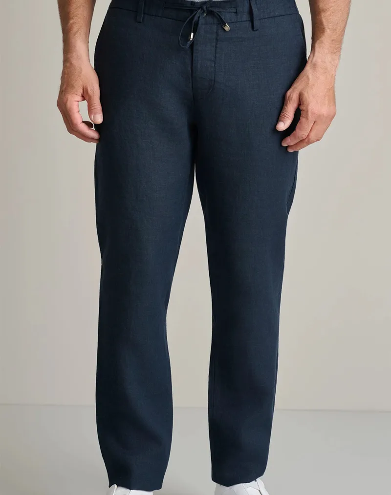 NAVY&GREEN ΠΑΝΤΕΛΟΝΙ ΑΠΙΕΤΟ ME ΚΟΡΔΟΝΙ 24KP.039/JG-DEEP BLUE DarkBlue